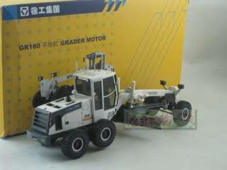 48 China XCMG GR180 GRADER MOTOR White Diecast  