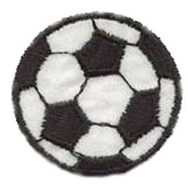 Soccer Ball 2 Embroidered Iron On Applique Patch 695290  
