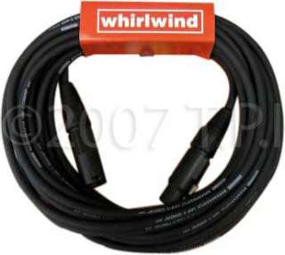 Whirlwind MK410 10ft Microphone Mic Cable XLR M   XLR F  