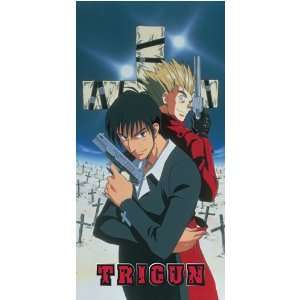  Trigun Vash and Wolfwood Anime Towel Toys & Games