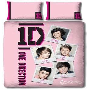 One Direction Official Double Duvet Cover Bed Set Harry Liam X FACTOR