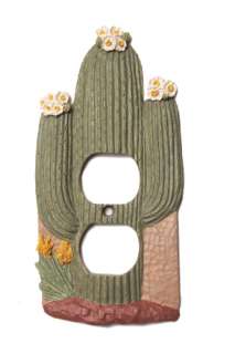 Vickilane Southwest Cactus Single Outlet Plate Cover 710120004641 