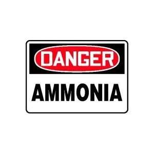  DANGER AMMONIA 10 x 14 Dura Plastic Sign: Home 