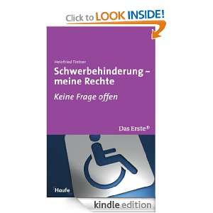 Schwerbehinderung  meine Rechte Keine Frage offen (German Edition 