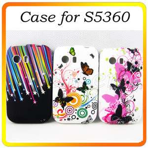   Rubber Skin Gel Case Cover For Samsung Galaxy Y S5360 #30&22&1  