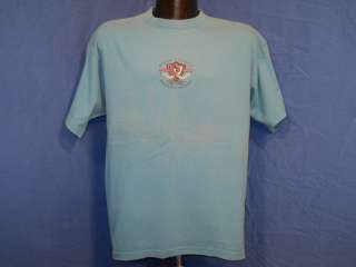 vintage 90S OP OCEAN PACIFIC SURF SURFING PLANET WIDE 2 SIDED t shirt 