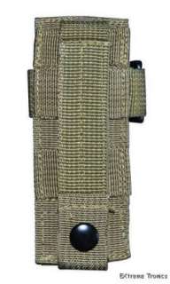 MOLLE Flashlight Pouch Holster Tactical Vest OD TAN  