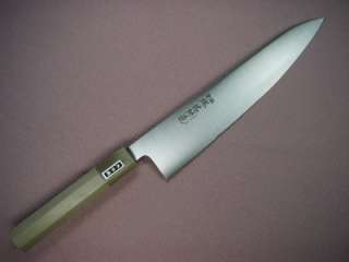 Japanese Swedish Stainless Wa Gyuto Knife 240mm Octagon  