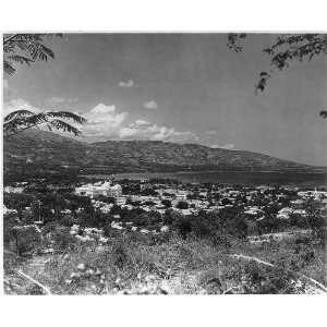 Bay of Port au Prince, Haiti, seen from Fort National  