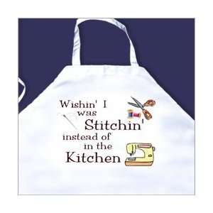  Wishin I was Printed Apron