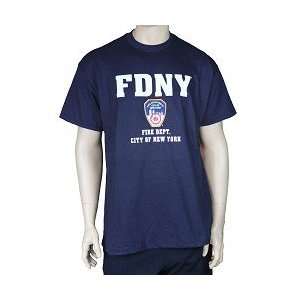  FDNY T Shirt, Officially Licensed FDNY Crewneck Unisex Tee 