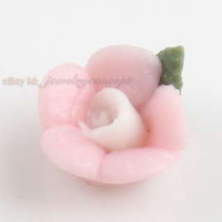 500x Pink FIMO Decoration Flower Slices Nail Art 250112  