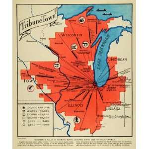   Wisconsin Illinois McCormick   Original Color Print: Home & Kitchen