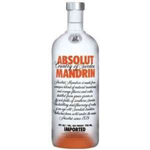  Absolut Mandrin Vodka 1 L Grocery & Gourmet Food