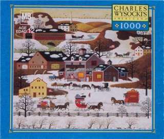   ANTIQUES, AND CAKES Charles Wysocki 1000 pc. Puzzle COMPLETE  