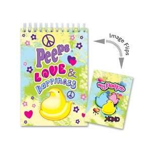  Memo Pad   Peeps Love Happiness   Flip: Office Products