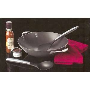  Calphalon One Infused Anodized 12 Flat Bottom Wok Gift 