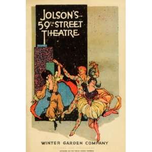  1923 Cover Jolsons Theatre Winter Garden Dance Company 