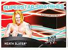 2011 topps wwe superstar swatch relic heath slater  