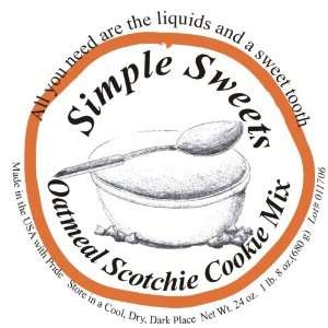 Oatmeal Scotchies Cookies Jar Grocery & Gourmet Food