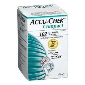  Accu Chek Compact Diabetic Test Strips 400 Count Plus 200 