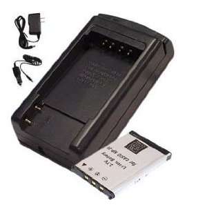  Hitech   Battery and Smart Travel Charger for Casio Exilim 