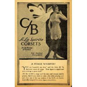  1917 Ad A la Spirite Corsets Stage Whisper Sprite Fairy 