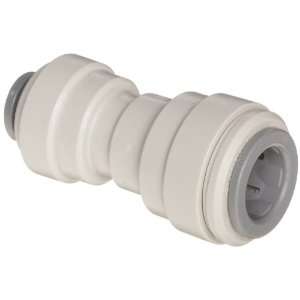 John Guest Acetal Copolymer Tube Fitting, Reducing Straight Union, 3/8 