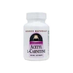  Acetyl L Carnitine (ALC) 500mg 60 tabs from Source 
