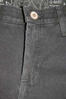 Wrangler Q BABY Black Magic Boot Cut Stretch Womens jeans size 1/2 x34 