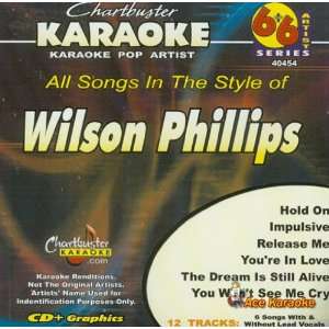   Chartbuster Karaoke 6X6 CDG CB40454   Wilson Phillips 