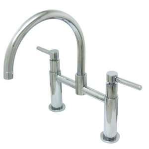   PKS8171DLLS 8 inch center bridge kitchen faucet: Home Improvement