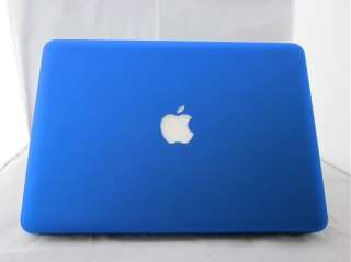   blue Rubberized hard case cover for macbook pro13/13.3inch  