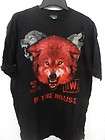   WORLD ORDER T SHIRT RED AND BLACK WOLF IN THE HOUSE BOYS YOUTH L WWE