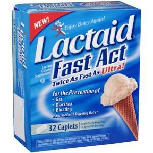  LACTAID FAST ACT CAPSULES 32 CAPSULES: Health & Personal 