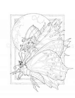 Magical World Fairy and Fantasy Coloring Book J Bergsma  