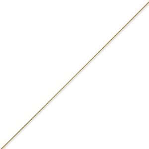 Chisel Yellow Rhodium over Brass 1.00mm Plated Snake Chain   24 Inches