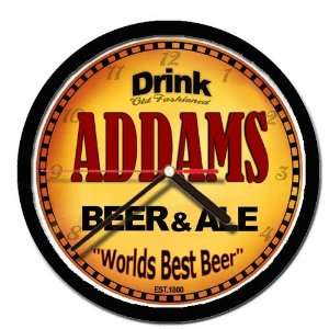  ADDAMS beer and ale wall clock: Everything Else