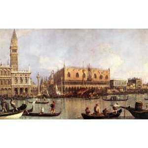  6 x 4 Greeting Card Canaletto Palazzo Ducale and the 