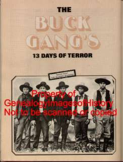 Buck Gangs Thirteen Days Of Terror  