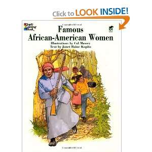  Famous African American Women (Dover History Coloring Book 