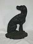 Dog Doorstop Bird Hunting Cast Iron Black Taiwan 7lbs