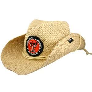  Texas Tech Red Raiders Straw Cowboy Hat: Sports & Outdoors