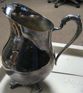 Vintage F.B. Rogers 3707 Silverplate Water Pitcher  