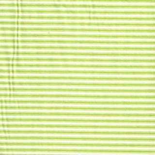 Auction includes 1 Pillow Ticking Lime Cotton Flannel Fat Quarter