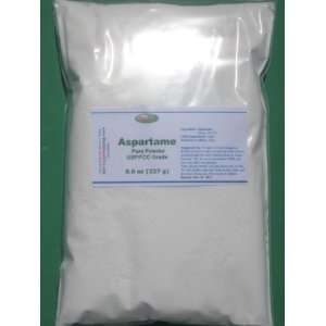 Aspartame Pure Powder 227 gram (8.0 oz), Low Calorie Sweetener, USP 