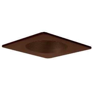 Elco EL2493B Black Baffle with White Ring 4 Inch Low Voltage Trims 4 