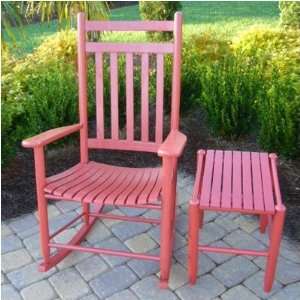  Dixie Seating 67 RTA SIENNA RED Adult Rocking Chair in 