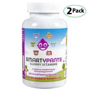 SmartyPants Adult Gummy Multivitamins + Omega 3s + Vitamin D 180 