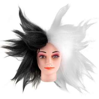  Womens Dalmation Cruella Deville Costume Wig Clothing